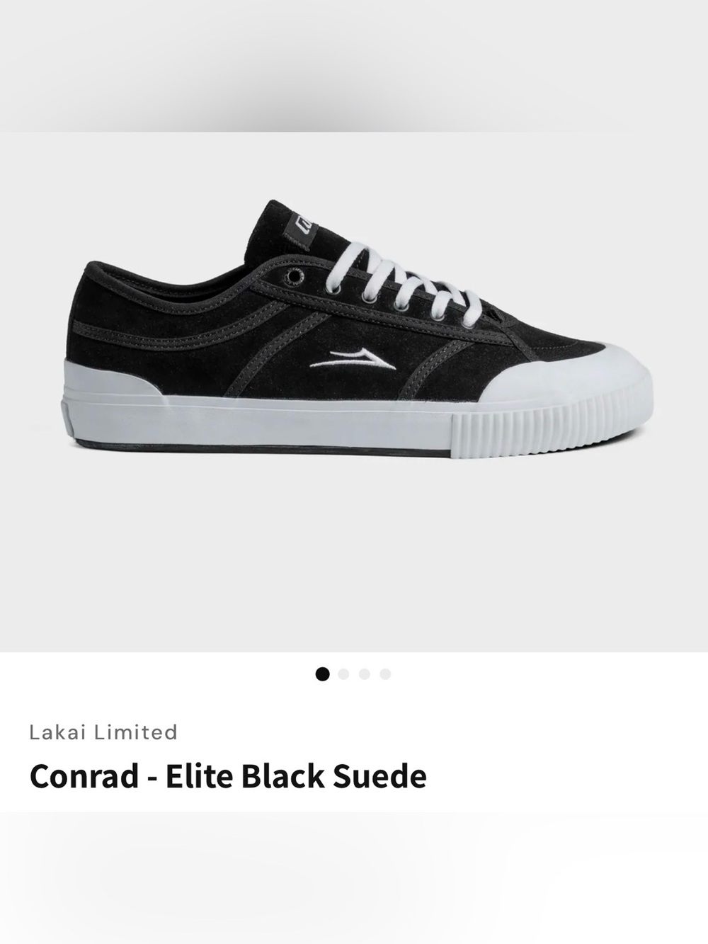 Lakai Limited 

Conrad - Elite Black Suede

men’s sz 10

new in box, never worn